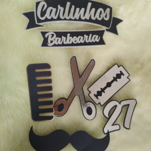 Arquivo De Corte Topo De Bolo Barbeiro Camadas
