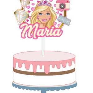 Arquivo de Corte Topo de Bolo Barbie 06