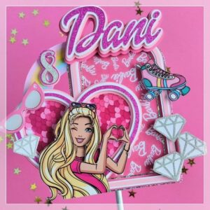 Arquivo de Corte Topo de Bolo Barbie