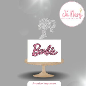 Arquivo de Corte - Topo de Bolo Barbie