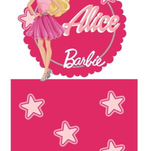Arquivo de Corte Topo de Bolo Barbie com Shaker
