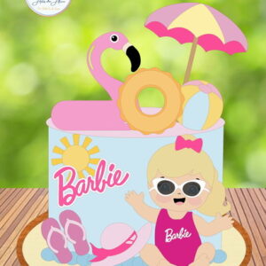 Arquivo de Corte Topo de Bolo - Barbie
