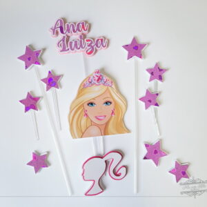 Arquivo de Corte Topo de Bolo - Barbie