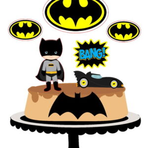 Arquivo de corte Topo de Bolo Batman 03
