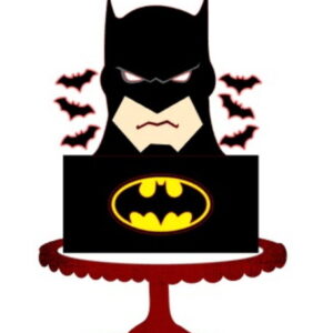 Arquivo de Corte Topo de Bolo Batman 04 - Studio