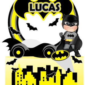Arquivo de Corte Topo de Bolo Batman 07