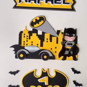 Arquivo de Corte Topo de Bolo Batman 16 - Studio
