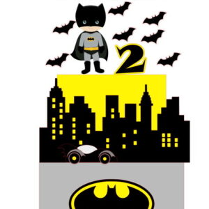 ARQUIVO DE CORTE TOPO DE BOLO BATMAN