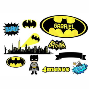 Arquivo de Corte Topo de Bolo Batman em Studio - 123
