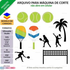 Arquivo de Corte - Topo de Bolo Beach Tênis