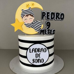 Arquivo de Corte Topo de Bolo Bebê Ladrão de Sono