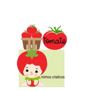 Arquivo De Corte Topo De Bolo Bebê Tomate