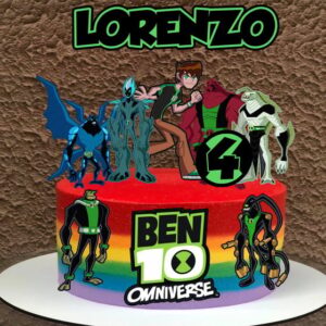 2 Arquivo de Corte Topo de Bolo Ben 10 - 1