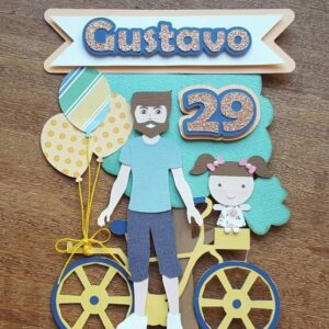 Arquivo de Corte Topo de Bolo Bicicleta 1