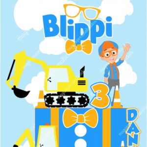 Arquivo de Corte Topo de Bolo Blippi