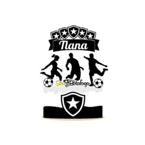 Arquivo de Corte Topo de Bolo Botafogo 3