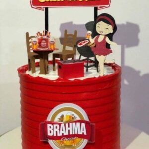 Arquivo De Corte Topo De Bolo Brahma Studio