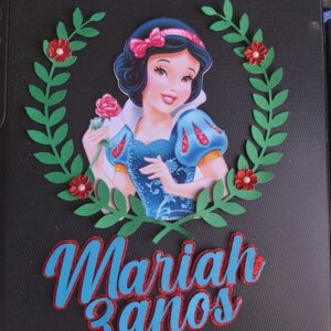 Arquivo de corte topo de bolo Branca de neve
