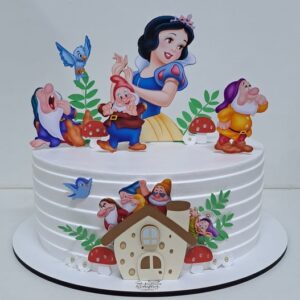 Arquivo de Corte - Topo de Bolo Branca de Neve