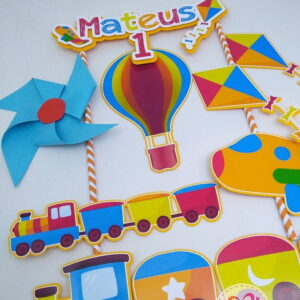 Arquivo de Corte Topo de Bolo Brinquedo Studio #2453