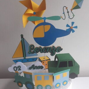 Arquivo de Corte Topo de Bolo Brinquedos 1