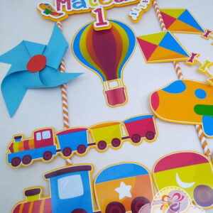 Arquivo de corte topo de bolo brinquedos