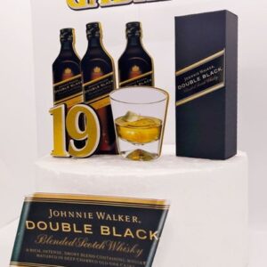 Arquivo de Corte Topo de Bolo Caixa Whisky 3d Black Studio