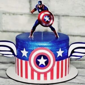 Arquivo De Corte Topo De Bolo Capitão America