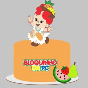 Arquivo de Corte Topo de Bolo Carmem Miranda Baby 002