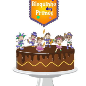 Arquivo de Corte Topo de Bolo Carnaval 6
