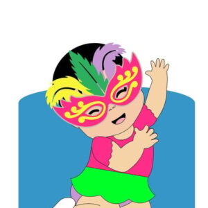 Arquivo de Corte Topo de Bolo Carnaval