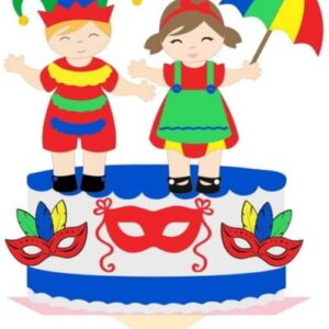 Arquivo de Corte Topo de Bolo Carnaval Studio
