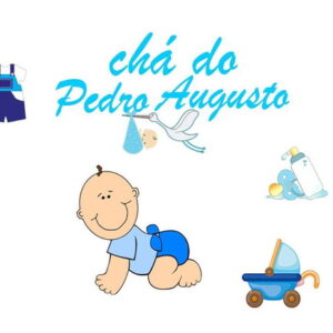 Arquivo de Corte Topo de Bolo Chá de Bebê 1 - Studio.