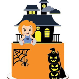 Arquivo de Corte: Topo de Bolo Chucky Halloween 030