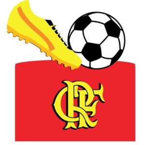 Arquivo de Corte Topo de Bolo Chuteira Flamengo Camadas