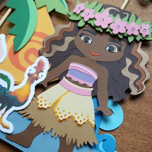 Arquivo de Corte Topo de Bolo Moana