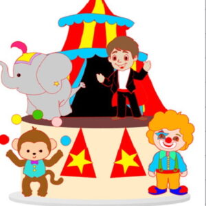 Arquivo De Corte Topo De Bolo Circo