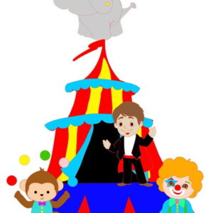 ARQUIVO DE CORTE TOPO DE BOLO Circo