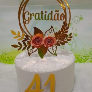 Arquivo de Corte Topo de Bolo Circulo Luxo 04 (Studio)