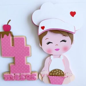 Arquivo de Corte Topo de Bolo Confeiteira