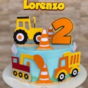 Arquivo de Corte Topo de Bolo Construtor Cute -005