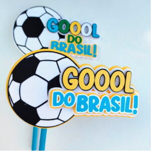Arquivo De Corte: Topo De Bolo Copa Do Mundo Brasil 007