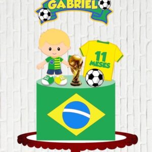 Arquivo de Corte Topo de Bolo Copa Menino Loiro
