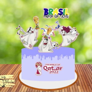 Arquivo de Corte Topo de Bolo Copa Qatar 02 - Studio/pdf