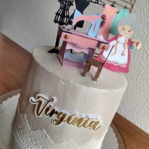 Arquivo de Corte Topo de Bolo Costura Studio+brinde