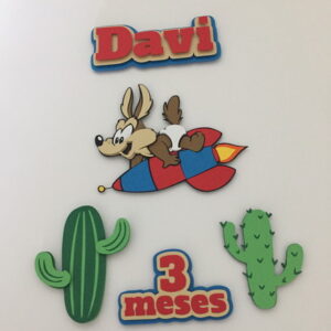 Arquivo de corte topo de bolo coyote