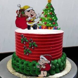 Arquivo de Corte Topo de Bolo de Natal Magali #16715