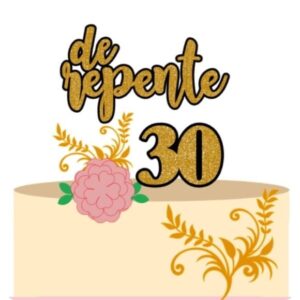 Arquivo de Corte Topo de Bolo De Repente 30 CAMADAS #2060