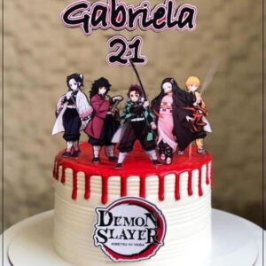 Arquivo de Corte Topo de Bolo Demon Slayer 3