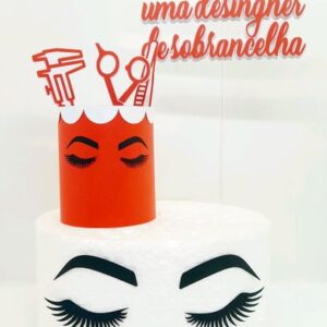 Arquivo De Corte Topo De Bolo Design De Sobrancelhas